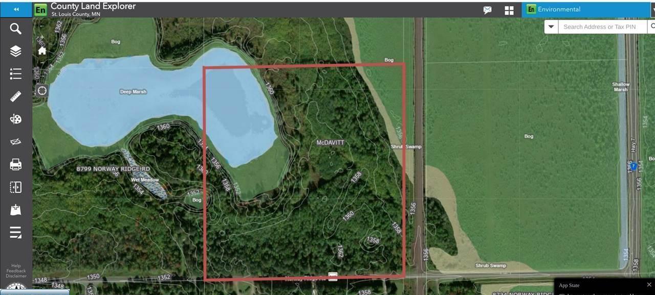 TBD Norway Ridge Road, McDavitt Twp, MN 55738