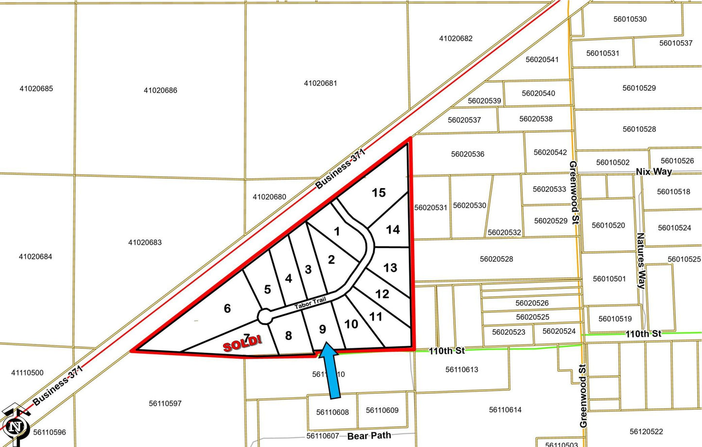 (Lot 9) 11096 Tabor Trail, Crow Wing Twp, MN 56401