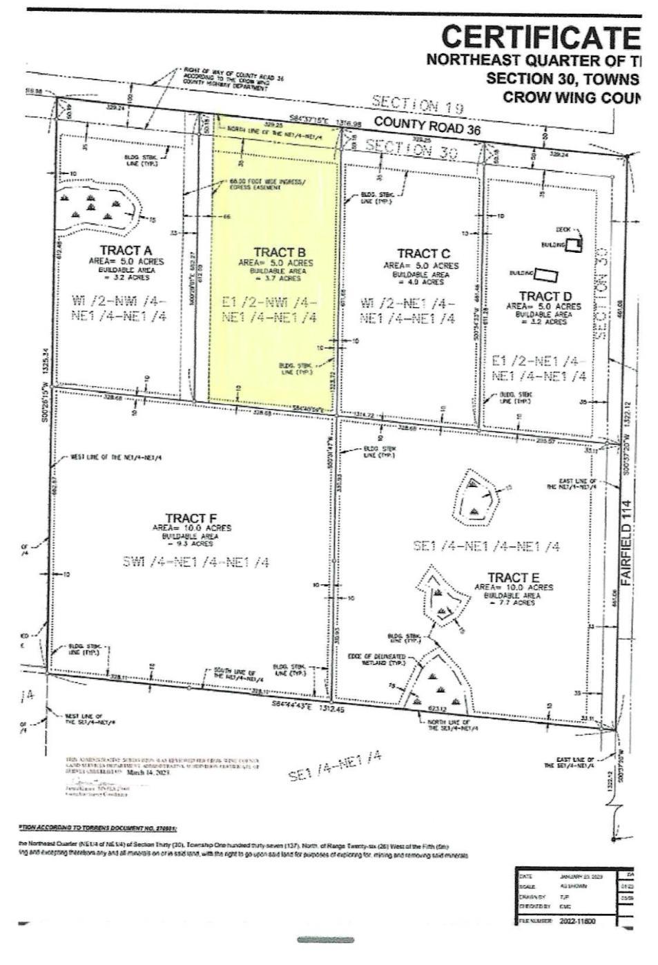 Tract B County Road 36 , Crosby, MN 56441